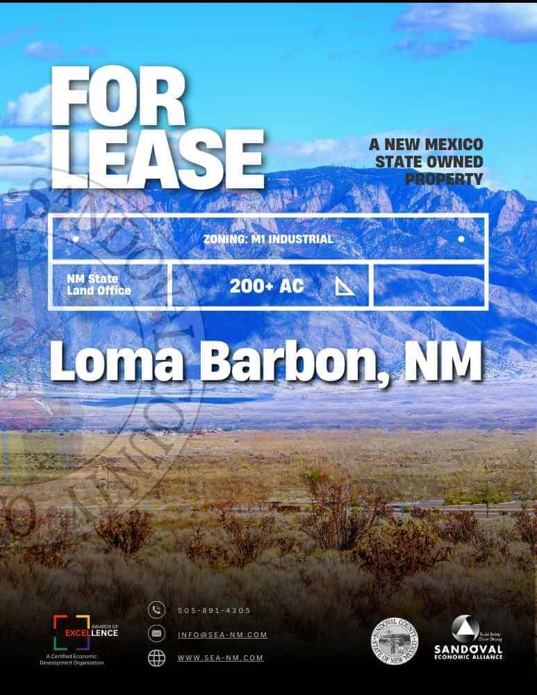 Loma Barbon, Rio Rancho, New Mexico industrial property for lease